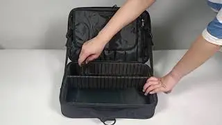 Black Medium Makeup Case