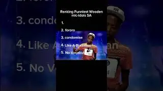 Ranking funniest wooden mic idols sa #ranking #idols #fororomano