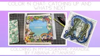 Color ‘n Chat: Catching Up & What's Next, Coloring in Mythographic Paradise by Fabiana Attanasio