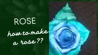 How to make a rose #rose #rosemaking #artificialflower #craft #papercraft #paperrose #flowers