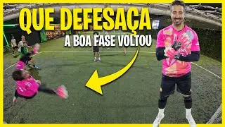 Que noite! fiz defesas impressionantes