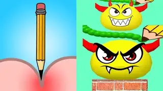 ANIMAL STORY TRICKY PUZZLE(HELP ME) vs DRAW TO SMASH(Draw Hero), Interesting Games,Part#225.