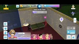 Playing ping-pong with friends #simsmobile #sims #game #mobilegame #tabletennis #hobby 