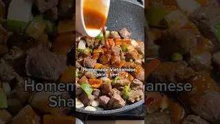 Homemade Vietnamese Shaking Beef🥩😋 #cooking #vietnamesefood #fyp #foryou