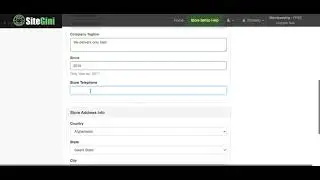 How to update Company Profile - Step 2 | Sitegini