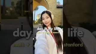 Day in the Life of a Stanford Math + CS Student 💫 #college #vlog#studywithme#productivity#studytips