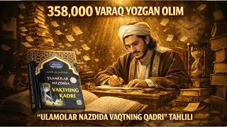 1000 KITOB TAHLILI | 12-KITOB | ULAMOLAR NAZDIDA VAQTNING QADRI - ABDULFATTOH ABU G'UDDA