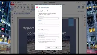 How to secure a PDF File from open ,copy and print