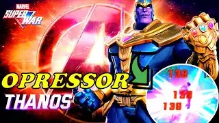 Thanos &eacute; muito opressor! Muito dano! BUILD + POWER CORE - Marvel Super War