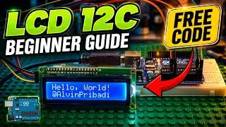 Arduino LCD I2C Hello World Tutorial | 16x2 LCD for Beginners (Free Code)