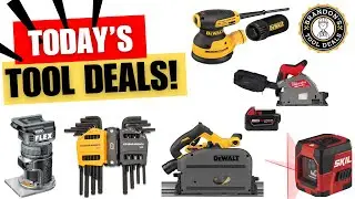 Amazon tool deals! Discounts on DeWalt, Flex, Metabo, and more!
