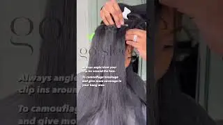 Tips To Install Clip In Hair Extensions | Go Sleek Hair