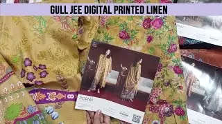 Gulljee Digital Printed Linen Winter Collection 2025 | Winter Fashion 2025