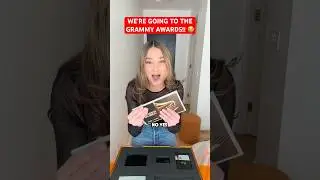 GRAMMYs Here We Come! Inside My GRAMMYs Invite Box! 😭 #grammys