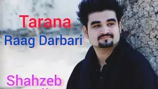 Raag Darbari Tarana ~ Shahzeb Ali