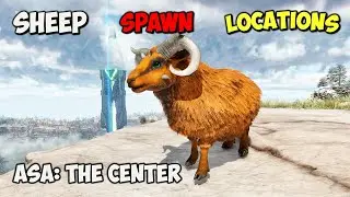 (ASA The Center) BEST Ovis Spawn Locations On ARK Survival Ascended