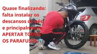 INSTALANDO PROTETOR DE CARENAGEM GBS SAHARA 300 MODELO 2026-PASSO A PASSO