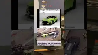 Ford Mustang totaled