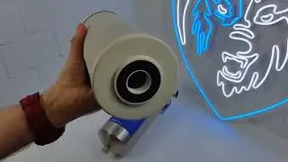 Угольный фильтр для воды BB10 (Big Blue10) Наша Сталь, магистральный фильтр из нержавеющей стали