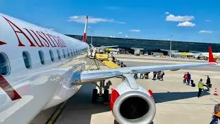 Austrian Airlines E-195 Economy Class || Vienna - Prague OS709