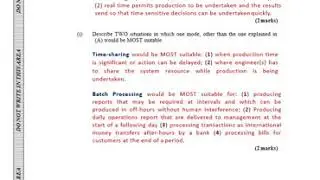 CSEC Information Technology Past Paper Solutions Jan 2018