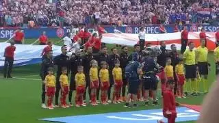 12/06/16 - UEFA Euro 2016 - Turkey 0-1 Croatia - Turkish National Anthem (1080p HD)