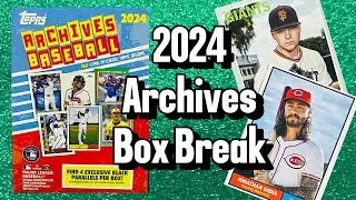2024 Topps Archives Baseball Blaster Box & Pack Opening It&rsquo;s Rip Time! Who likes this Series??