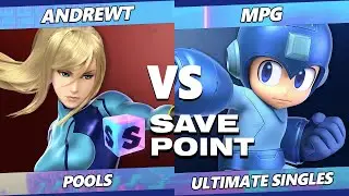 Save Point 2 - AndrewT (ZSS) Vs. MPg (Mega Man) SSBU Ultimate Tournament