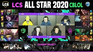 LCS vs CBLOL - LoL ALL-STAR EVENT LEC/LCS 2020 - LCS UNDERDOG UPRISING All-Stars 2020