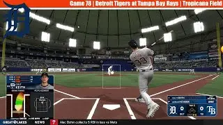MLB The Show 25 | Detroit Tigers at Tampa Bay Rays | Game 78
