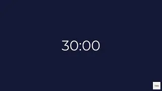 30 Minute Pomodoro Timer | Silent & Minimalist (No Music)