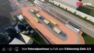 Visualisierung des Bahnhofs Pinneberg nach den Modernisierungsarbeiten – Teil 3/4