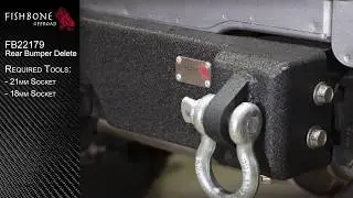 FB22179 JL Rear Bumper Delete Installation Guide