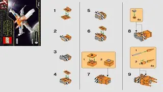 🛸 LEGO instructions 🛸 Star Wars 🛸 30386 🛸 Poe Dameron's X wing Fighter 🛸