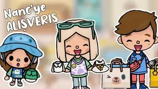 Kızım NANCY için kıyafet alışverişi yapyoruz🛍!! /Toca Life World Türkçe /@tocaboca /#TDFC 💕