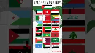 Arab Countries National Flags #ArabicFlags #ArabFlags #Flags #Muslim