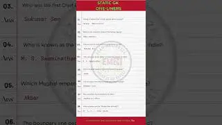 Top 15 Advanced Static GK One Liners 2025 | SSC, UPSC, NDA, Railway & Banking Exams #ssc #gk