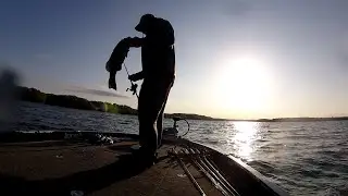 Tour Pros Slamming Bass on Beaver Lake