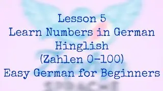 Learn Numbers in German (Zahlen 0-infinite) | Hinglish Explained 🇩🇪 | Easy German for Beginners