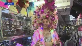 Halloween costume hunt at Abracadabra