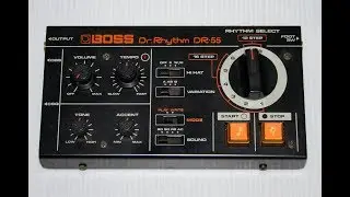 BOSS Dr.Rhythm DR-55 Rough Sound Check ／ ボス ドクター・リズム DR-55 サウンド チェック