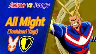 Anime vs Juego - All Might Tanque (Original) - My Hero Ultra Rumble 