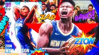 DARK MATTER ZION WILLIAMSON GAMEPLAY! 40+ HOF BADGES! THE ENDGAME CARDS ARE HERE! NBA 2k21 MyTEAM