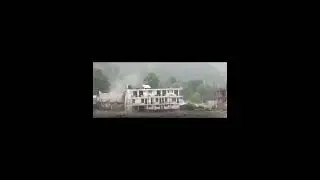 Hotel washed away in flash flood in Punjab | shocking visuals