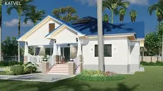 Stunning 3-Bedroom Bungalow House Plan | Exterior & Interior  | Creative House Design Inspiration