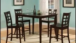 5PC Counter Height Table and Chairs Set