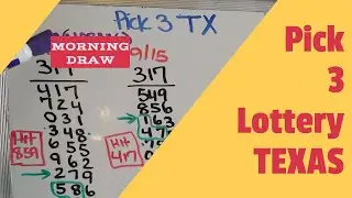 Pick 3 Lottery Texas | Morning Draw - For entertainment purposes only!