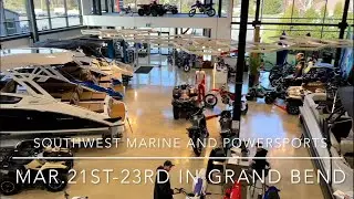 Spring BOAT SALE Mar.21 to 23 2024 at Southwest Marine & Powersports in GRAND BEND!