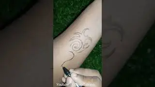 #2 Ink in a Blink Satisfying Quick Gel Pen Tattoo Art #tattoo #tattootrends #tattooideas #satisfying