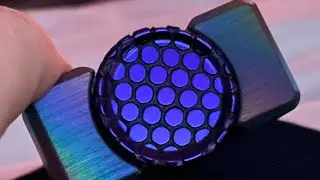 Unboxing of KAP mini collision in oil slick zirc with a beautiful button.